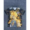 Kurzärmeliges Fußballtrikot inspiriert von der japanischen Nationalmannschaft Anime-Kollaboration Dragon Ball One Piece Naruto