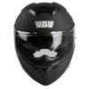 Motorcycle Flip Helmet for Men & Women - All-Season ABS Safety Helmet with Large Tail Wing & Built-In Tail Light,