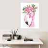 5D DIY Diamond Painting Beautiful Flamingo Animal Embroidery Square / Round Diamond Cross Stitch Water Diamond Mosaic Painting Decoration