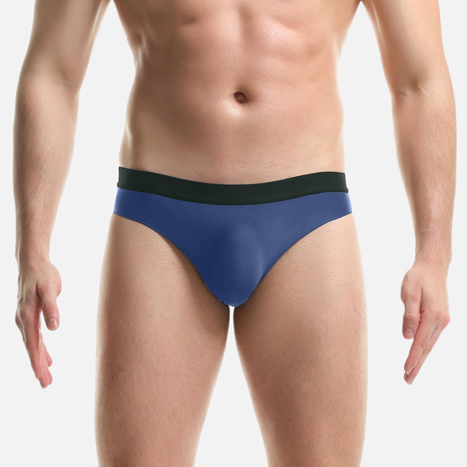 Мужское летнее прохладное мягкое удобное нижнее белье бесшовные дышащие ультратонкие — фото 8