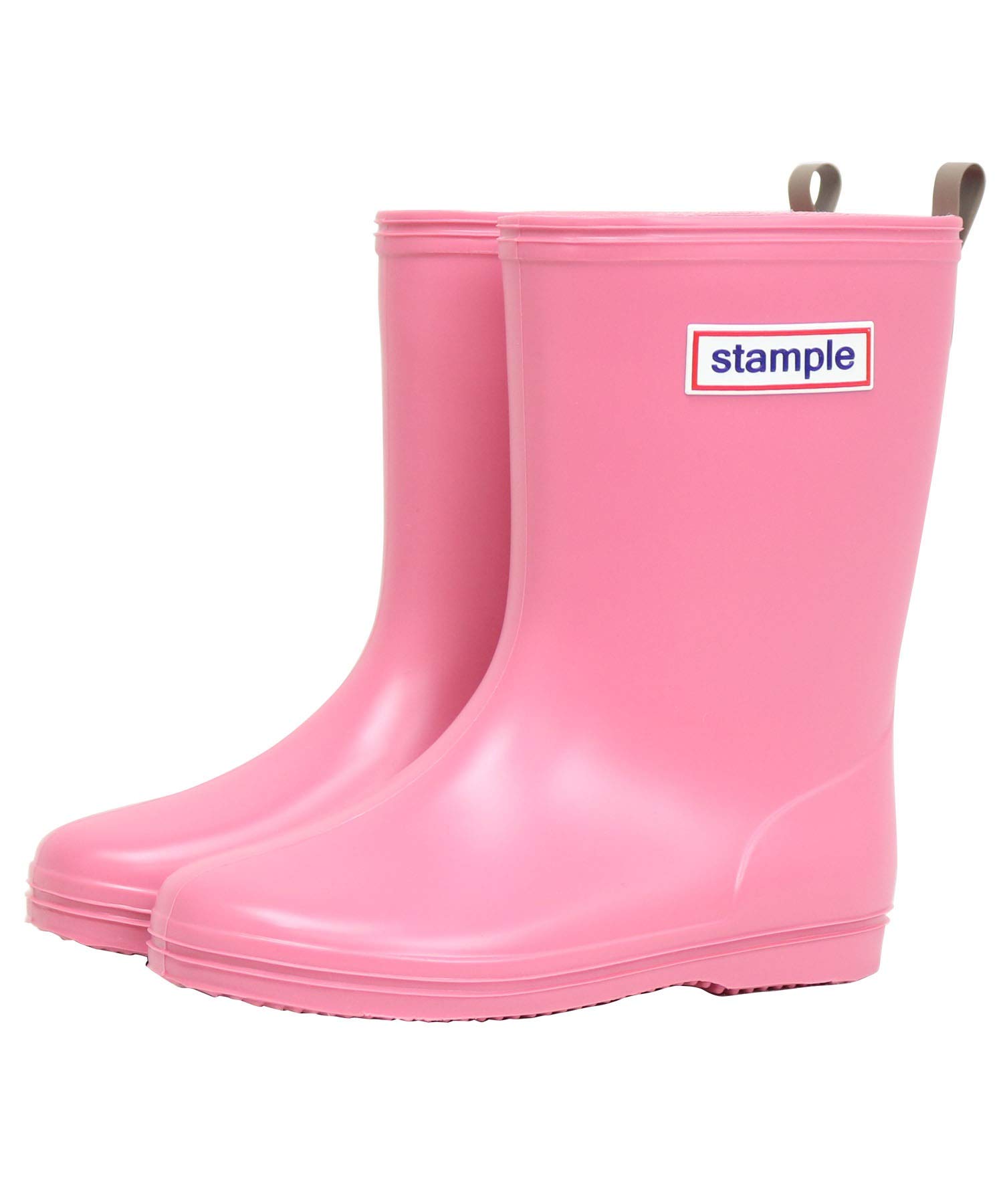 

[Stample] Made in Japan Rain Boots for Children (Boys & Girls, Unisex) - 75005 (Smoke Pink (28) 17.0 cm)