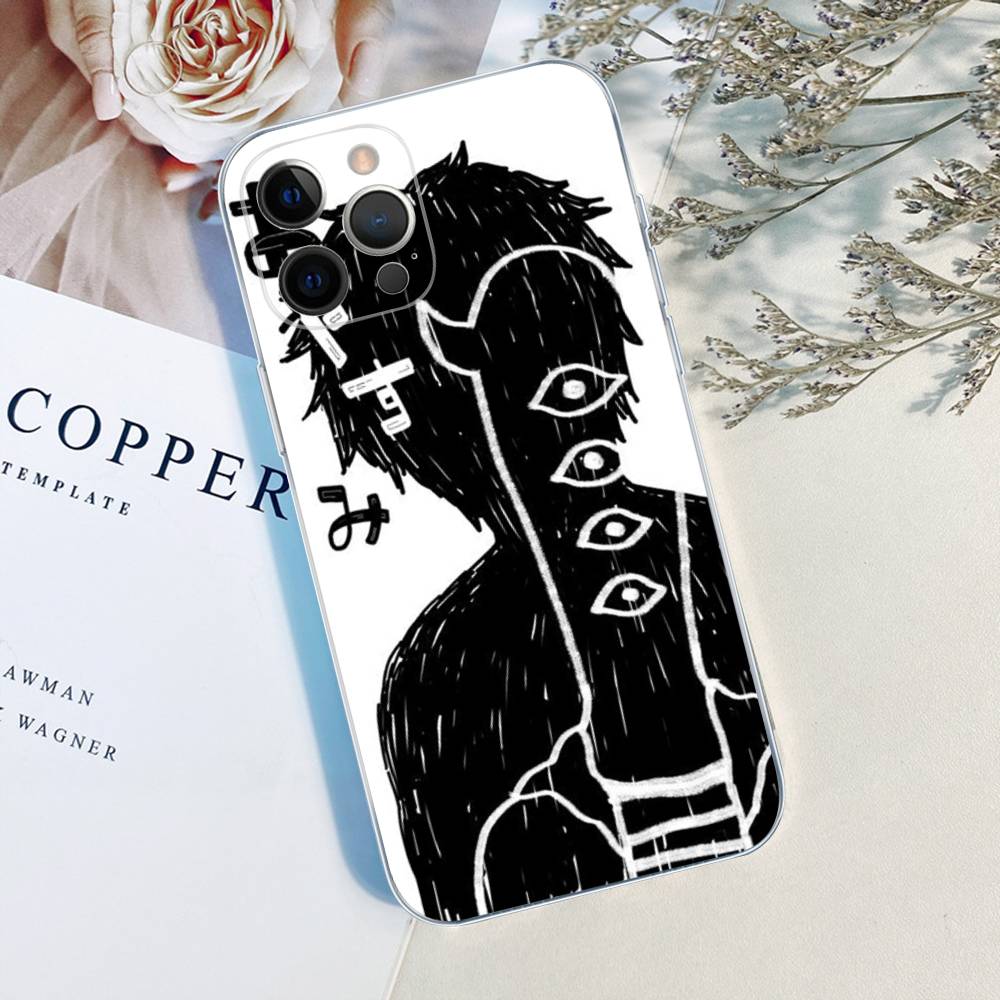 Cartoon Goodnight P-Punpun TPU Silicone Case For IPhone 11 12 13 14 15 16 17 Pro Max Shockproof Clear Back Cover