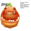 Pumpkin Candy Holder Big Mouth Storage Box Halloween Figurine Resin Jewelry Tray Key Tray Trinket Keys for Home Office Desk Decor