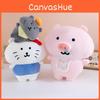 Grey Wolf Pig Plush Toy Cute Cartoon Stuffed Animal For Kids And Adults