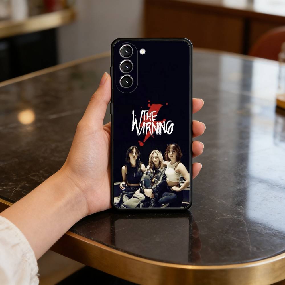 Band T-The W-Warning Phone Case For Samsung S25,24,23,22,30,21,10,9,Ultra,Plus,Lite,FE,4,5 G Soft Black Case