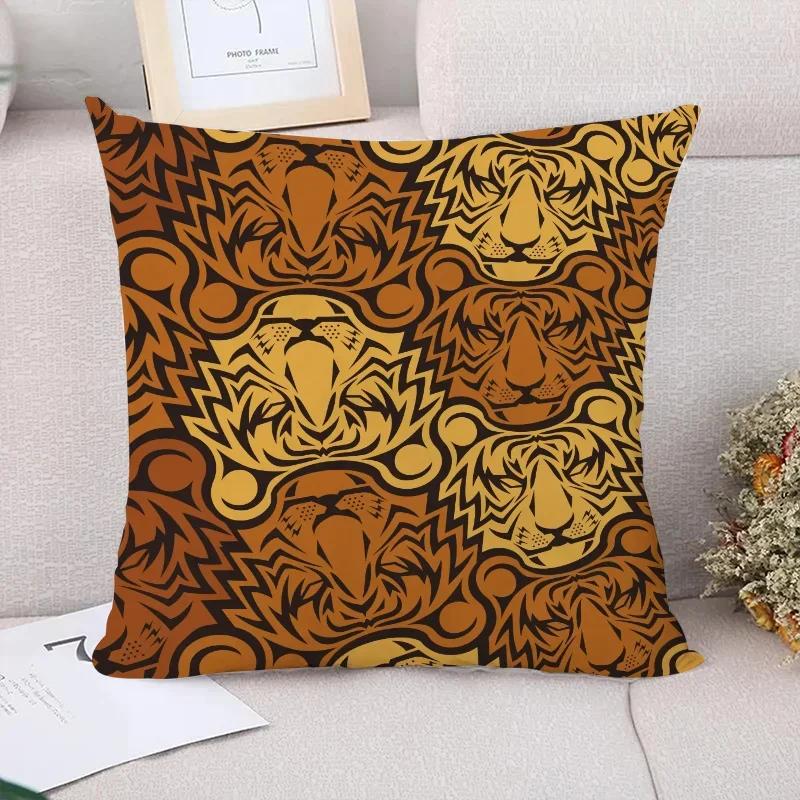 tiger Cushion Cover for Pillow Covers Decorative Cushions Home Decor Pillowcase x Couch Pillows Twin Size Bedding Sofa