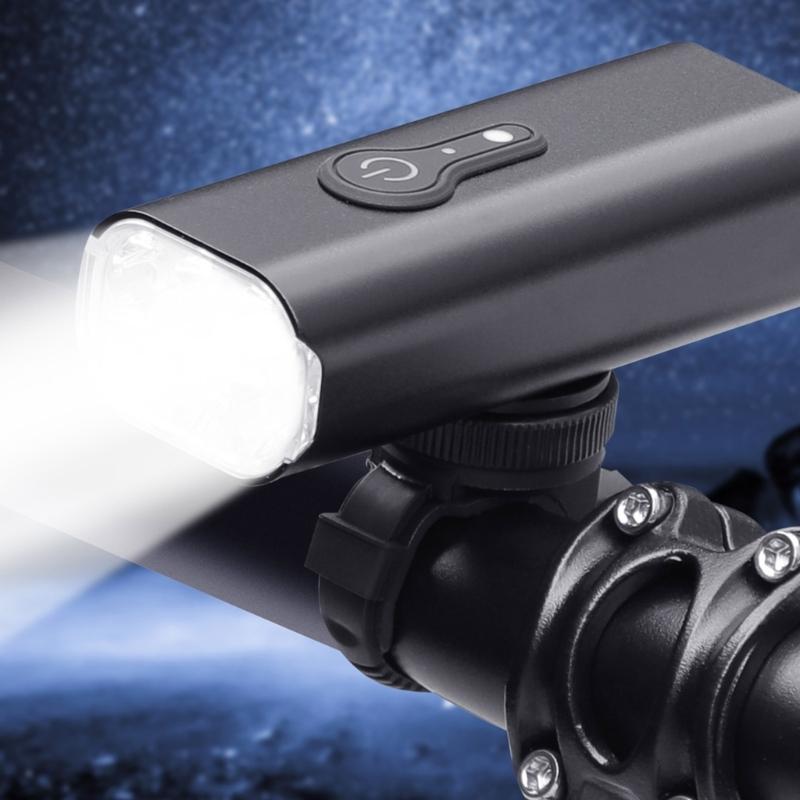 LED Bicycles Front Lamp Cycling Head Lamp Head Light Rechargeable Bikes Headlight IPX6 Watertight Bicycles Flashlight