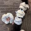 Zhao Lusi Korean-Style Large Intestine Hair Scrunchie - High-End College-Style Sweet Women's Hair Tie