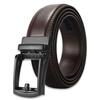 Men's BusinessGolf Belt, No Holes, Infinitely Adjustable, Gentleman's Suit Belt, Gift Box Included, 120cm, BrownBlack