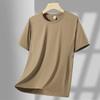 Quick-drying Short-sleeved Men's Ice Silk Thin Round-neck Casual Top Breathable Half-sleeved T-shirt Men's Sports Short-sleeved