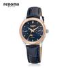 [RENOMA UHR] RENOMA UHR Mondphase Damen Lederuhr Blau RE2004L_BU