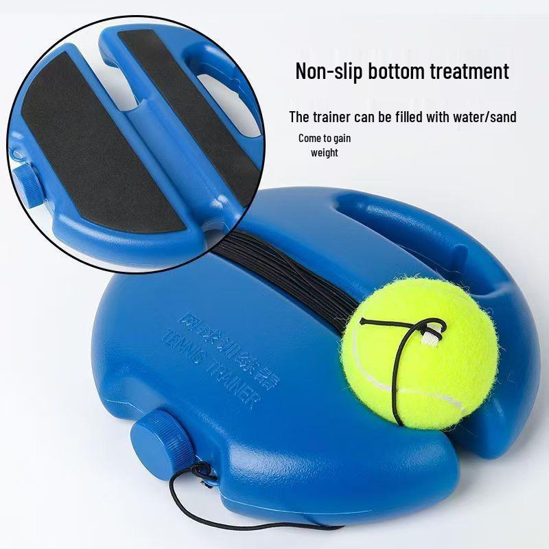High-Elasticity Tennis Trainer with Rebound Rope & Base
