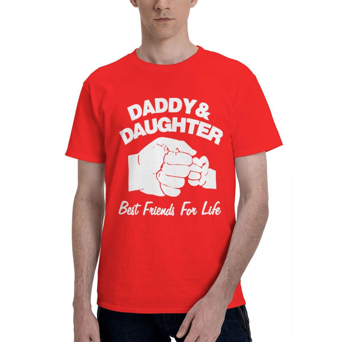 Daddy Daughter Best Friends 100 Cotton Casual Breathable Confortable Men Top Funny Mens TShirts Funny Gifts S