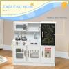 Children's Toy Kitchen, Pretend Play Kitchen, Ages 3-8, White