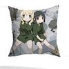 Girls L-Last Tour Pillow Case Anti-dustmite Pillowcase Invisible Zipper Silky Short Plush Sofa Cushion Cover