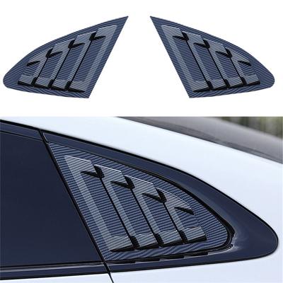 Seitenfensterlamellen-Rollladenabdeckung Kohlefaser ABS für 16-20 Chevrolet Malibu USA