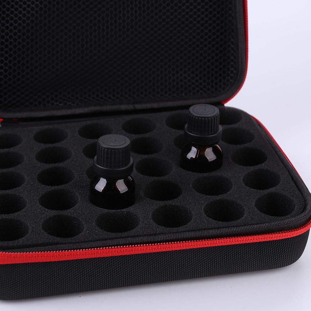 30 Bottles Essential Oil Bags 10/15ML Shockproof Storage Case Portable Travel Carrying Boxs for Home Organization