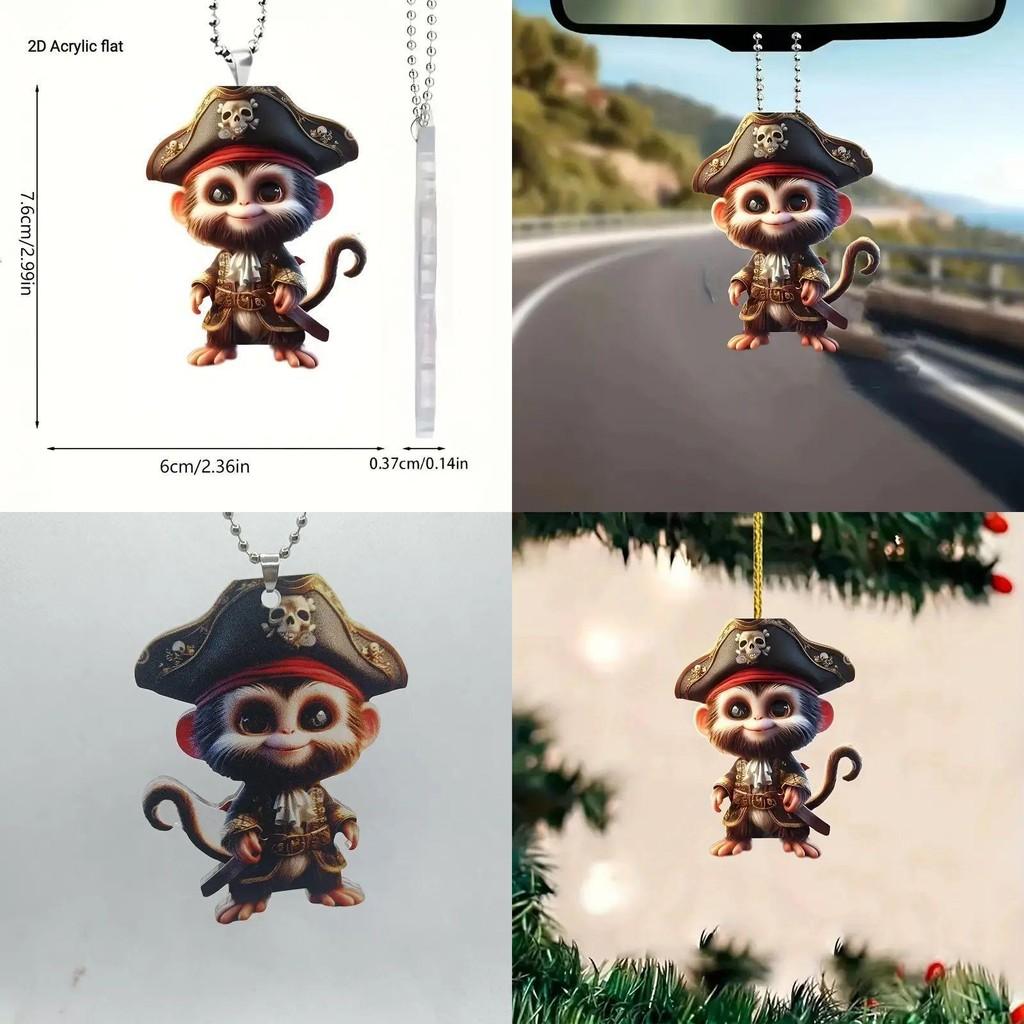 Cartoon Acrylic Charming Hanging Ornament For Car Festive Gift And Decoration Backpack