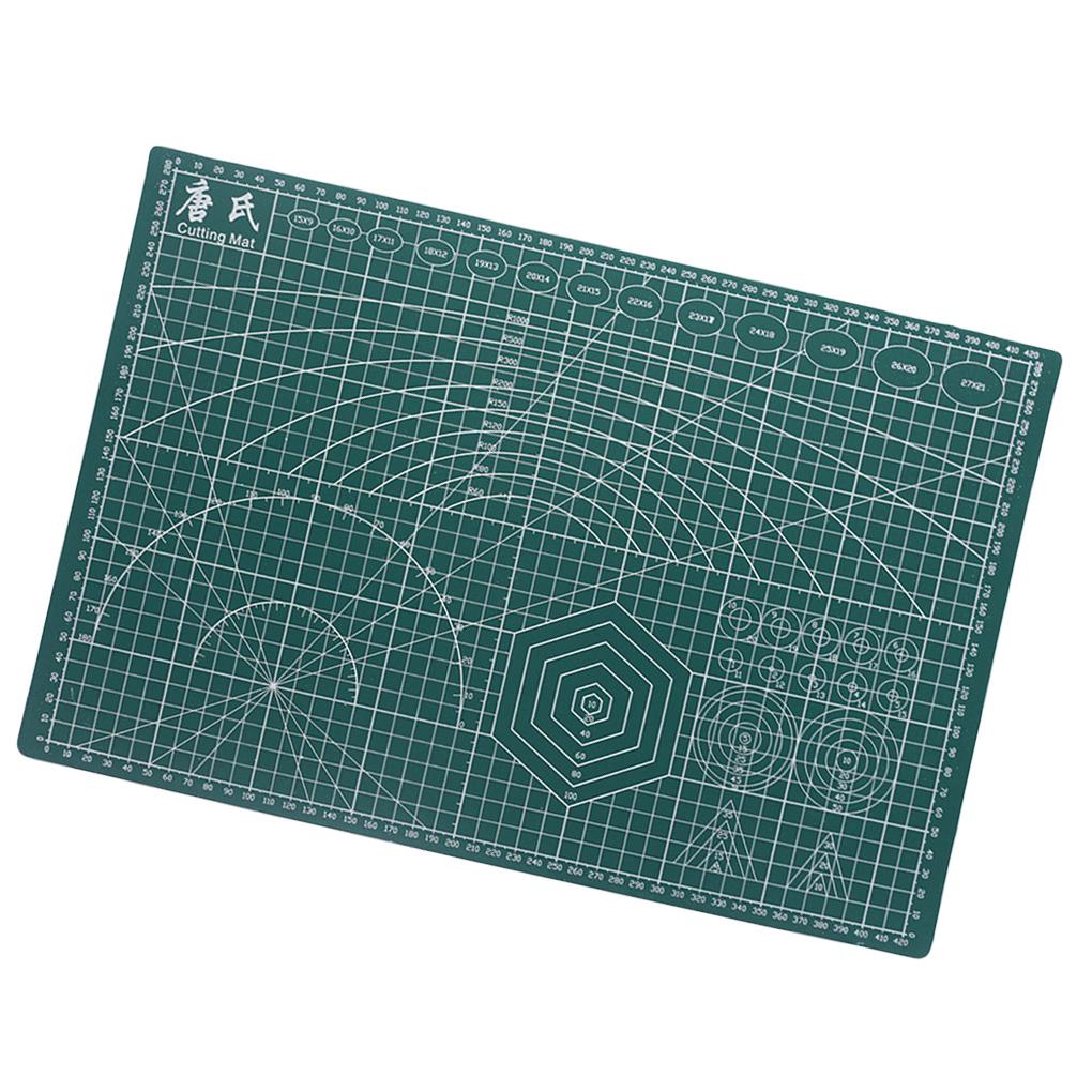 Mata do grawerowania A3 Art Self PVC Dwustronna deska do projektu rzemieślniczego, tkaniny, pikowania, scrapbookingu - Zielona