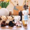 1 Piece Anime Kt Cat Girl'S Heart Cute Keychain Kawaii Hello Kitty 15Cm Long Legs Plush Pendant Diy Decoration Girls Gifts