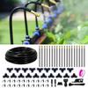 1set DIY Adjustable Drip Irrigation Kit With 13/19 Rotatable Mist Sprayers 12m/18m Garden Watering System For Outdoor Plants