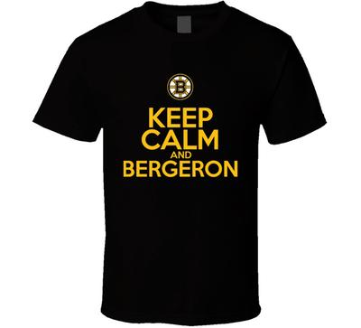 Keep Calm And Beregeron Patrice Boston Hockey T-Shirt
