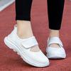 Autumn elderly shoes Velcro feet wide instep women's sports shoes middle-aged and elderly soft-soled breathable walking shoes large size