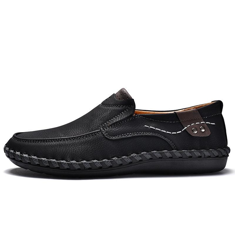 

20252018 New Handmade Men s Casual Shoes Stitching Shoes Large Size 47 48 Leather Shoes Foreign Trade Men s Shoes 38