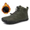 Plush Outdoor Sneakers Winter Hiking Shoes Warm Cotton Shoes Men Women Ankle Boots Anti-slip Trekking Camping Shoes