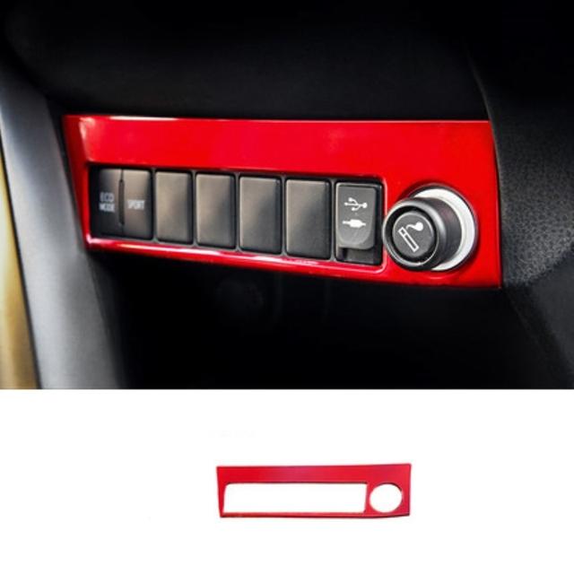 For Toyota RAV4 2014-2016 2017 2018 ABS Interior Car Styling Accessories Door Window Switch Buttons Cover Inner Bowl Frame Trims
