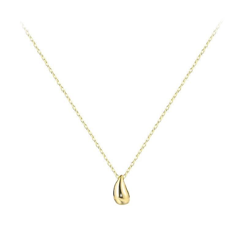 Korean Style Elegant Water Drop Necklace for Women - Retro Artistic Jewelry Trend