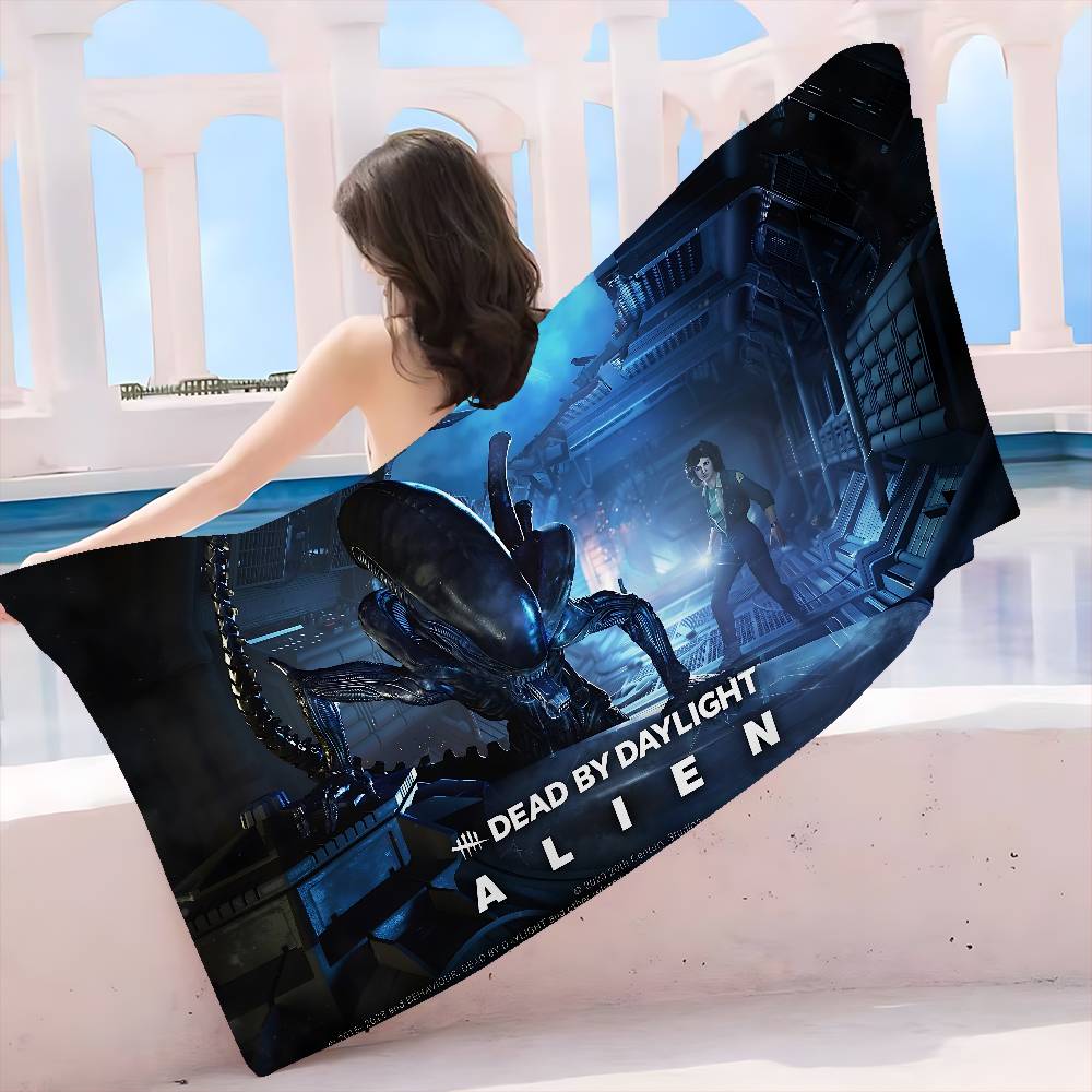 Dead by D-Daylight Microfiber Printed Beach Towel Mountain Climbing Yoga Beach Swimming Running Absorbent Soft Towel
