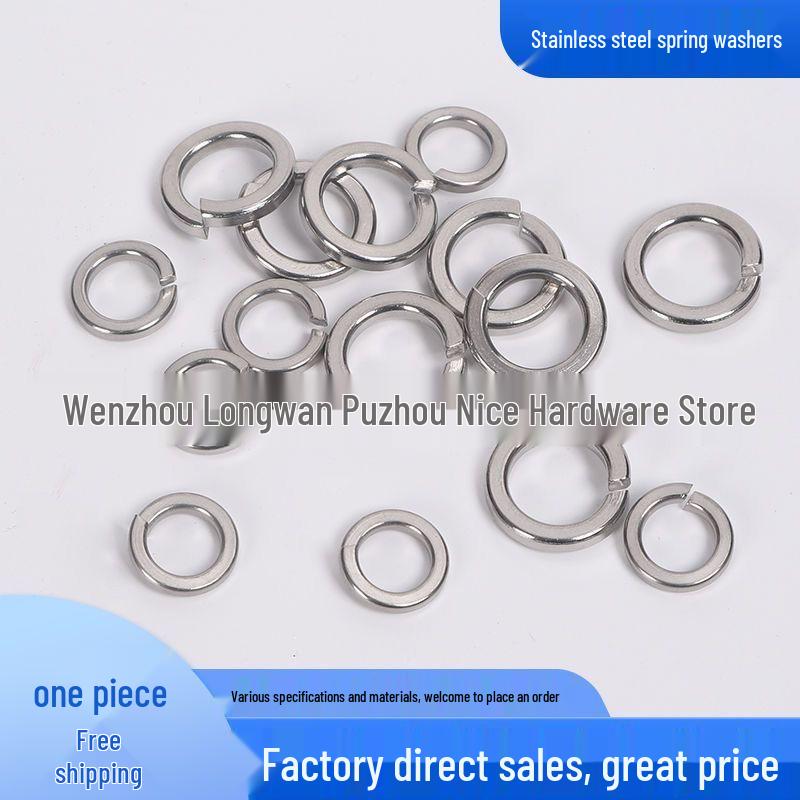 Stainless Steel Spring Washer M3-M20 (201) M10 (100 pcs)