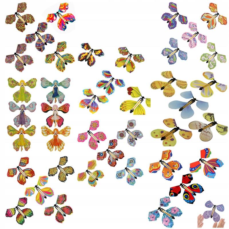 20 Pieces Wind-Up Flying Butterflies Gift For Children Magic Trick