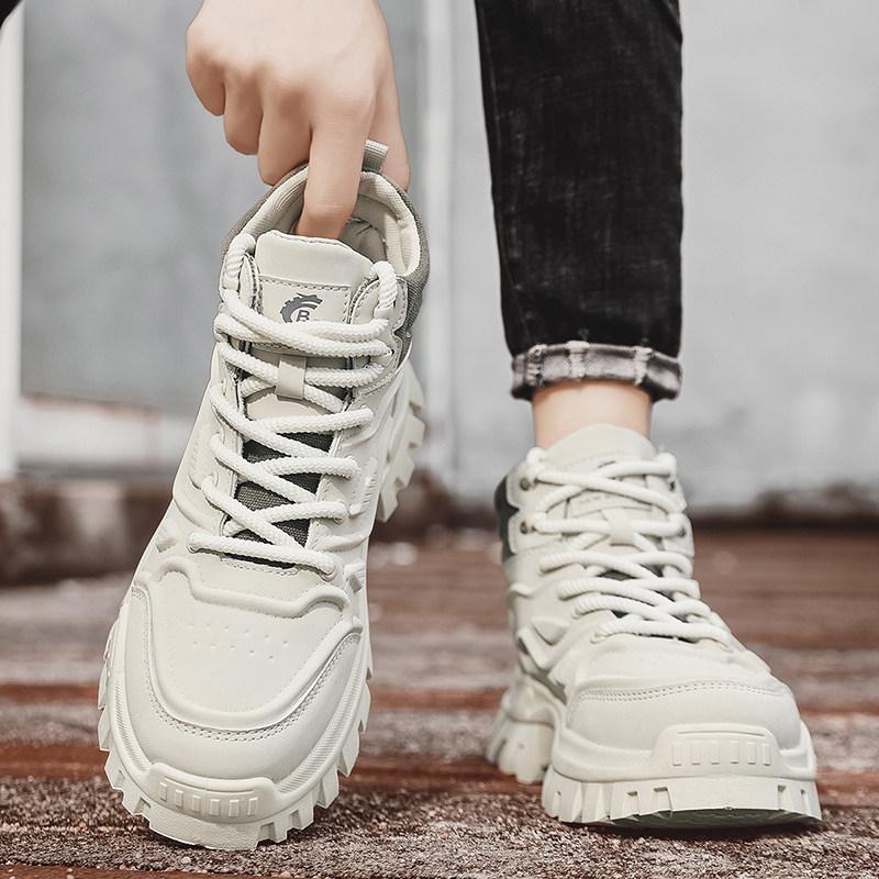 Martin boots high-top winter casual sports shoes outdoor mountaineering waterproof and non-slip sports heightening boots