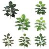 Artificial Green Plants 18 Fork UV Resistant Realistic Fake Monstera Greenery Wedding Party Indoor Outdoor Garden Faux Plants Decoration