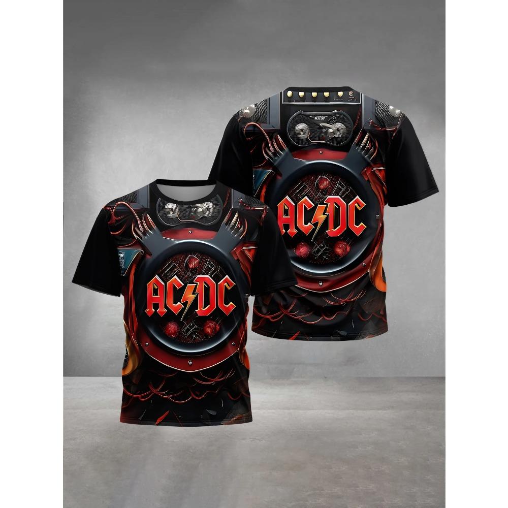 3D Tisk Oblečení Pánské Outdoorové Oblečení pro Rockovou Kapelu A-ACDC