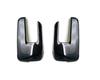 2pcs ABS Carbon Fiber Look Rear View Mirror Covers For Ford F-150 F150 2021-2022