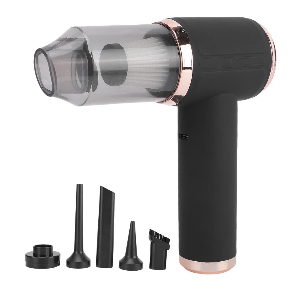 4 in 1 Handstaubsauger 45000PA Akku-Staubsauger Auto Luftstaubwedel Typ C Aufladung mit waschbarem Filter für Zuhause