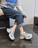 Retro platform dad shoes women's 2025 spring new breathable mesh sports casual shoes versatile and lightweight running shoes