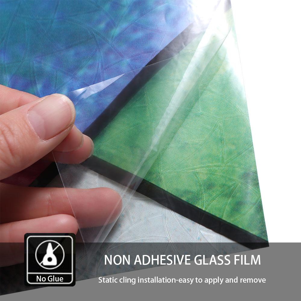 Matná Vitrážová Okenní Samolepka Průsvitné Dužehové Skleněné Samolepky Dekorace Domu