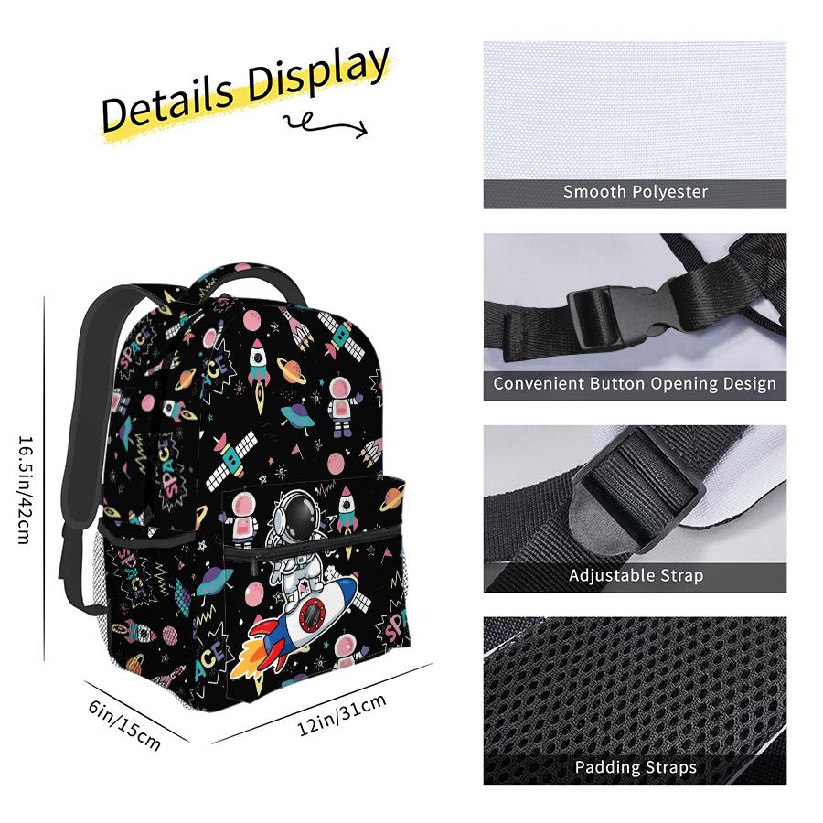 GamePad Single Layer Knapsack For Male Plus Girls Best Gifts 2D Flat Comic School Backpack For Youth With Premium Quality Materials