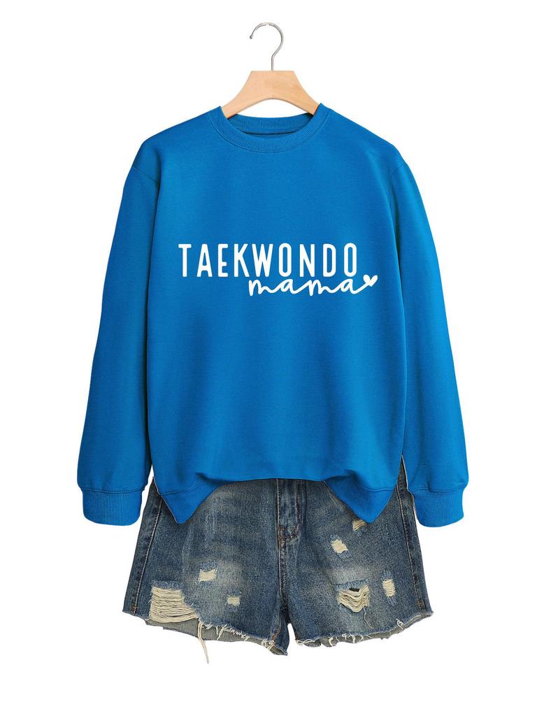 Women's Taekwondo Mama Casual Fashion Sweatshirt: Versatile, Comfortable & Stylish