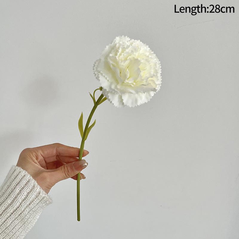 Artificial Carnation Flower Mother's Day Gift Diy Carnation Bouquet Vase Arrangement Decoration Mother's Day Bouquet Home Decor