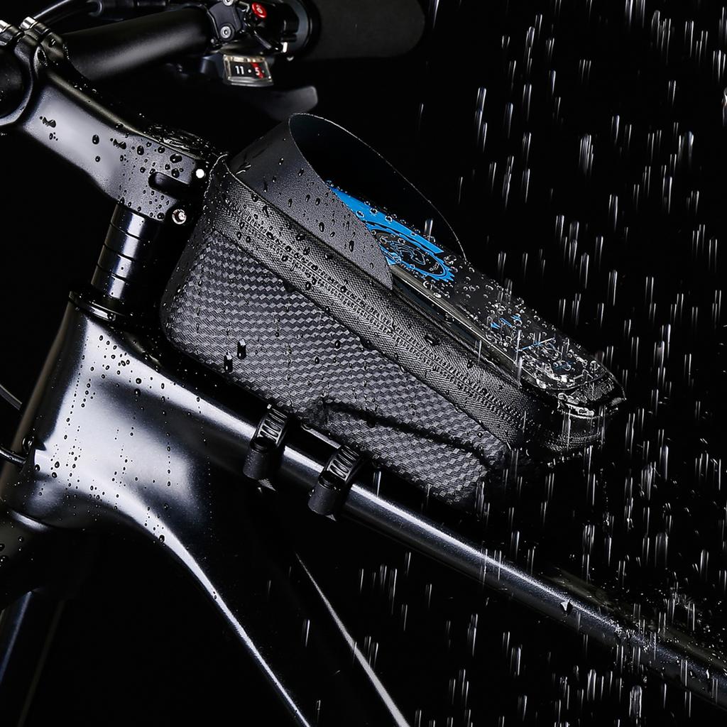Bike Frame Bag EVA Hard Shell for Riding Top Tube Bike Bag with Quick Release for Mountain Road