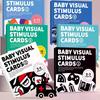 Baby Visuelle Stimulationskarten Montessori Hochkontrast-Blitzkarten Säuglingsgeschenk für Kinder Kognitionsspielzeug
