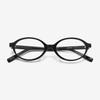 Seutailwokeu Black Style18 Bk 50Mm Stylework Oval Eyeglass Frames