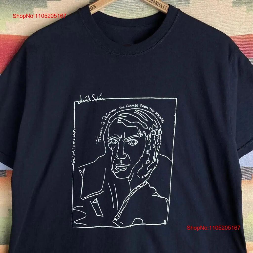 Vintage 00s David Sylvian The Ink In Well Picasso S 4xl New Shirt Ne497 Vintage Versatile Stylish Streetwear Unisex