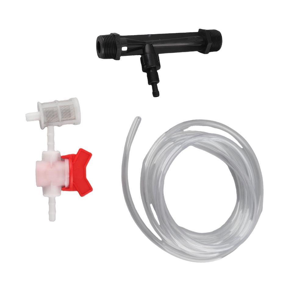 2 Sets G3/4 Thread Fertilizer Injector Easy To Install 2 Meters Venturi Fertilizer Injector Kit with Switch with Filter