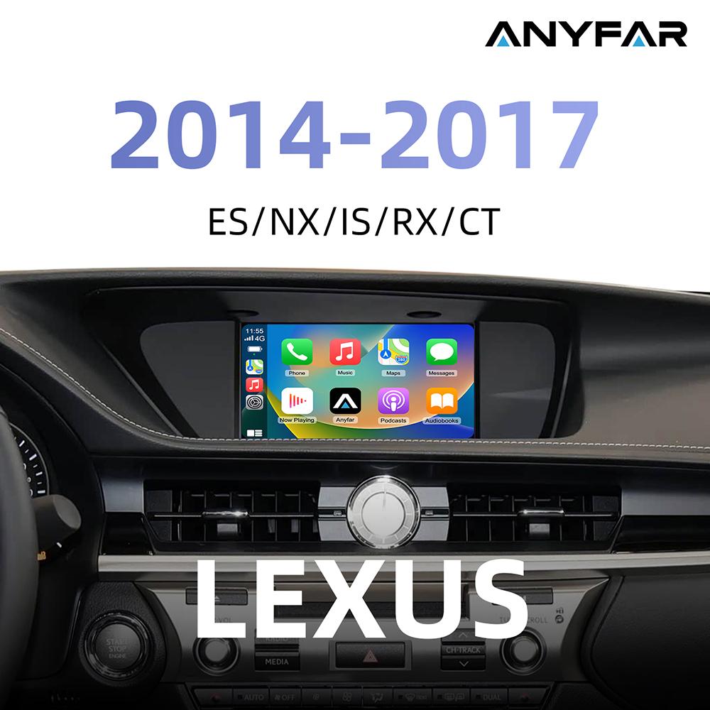 For Apple CarPlay For Lexus ES NX200 NX ES300 ES IS250 2014-2017 Wireless Android Auto Navigation Stereo Oem Screen Upgrade